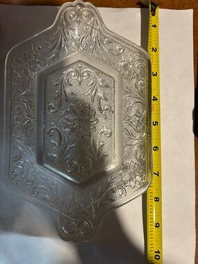 VINTAGE** Indiana Glass - Tiara - Depression - Clear Sandwich/Serving Platter